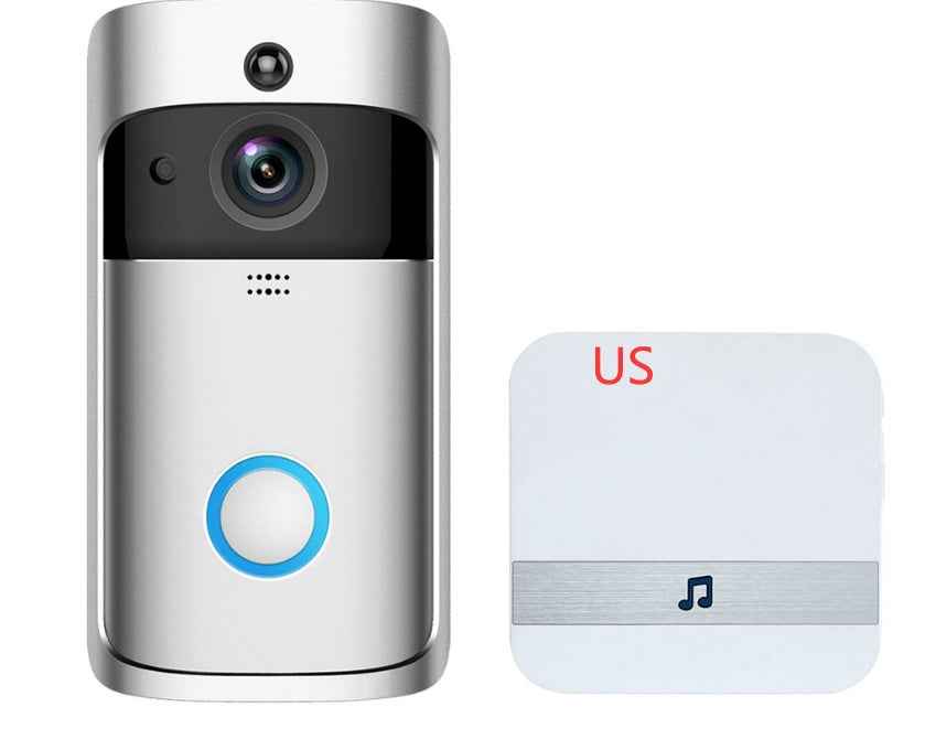 Smart Doorbell Smart Wireless WiFi Security Door Bell|Battery Video Doorbell | DIY Wireless Video Doorbell Camera I Head-To-Toe View, High Resolution Video | Easy to install (5 min) | - JUCE