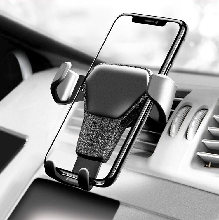 Car Phone Holder For Phone In Car Air Vent Mount Stand No Magnetic Mobile Phone Holder Universal Gravity Smartphone Cell Support - JUCE