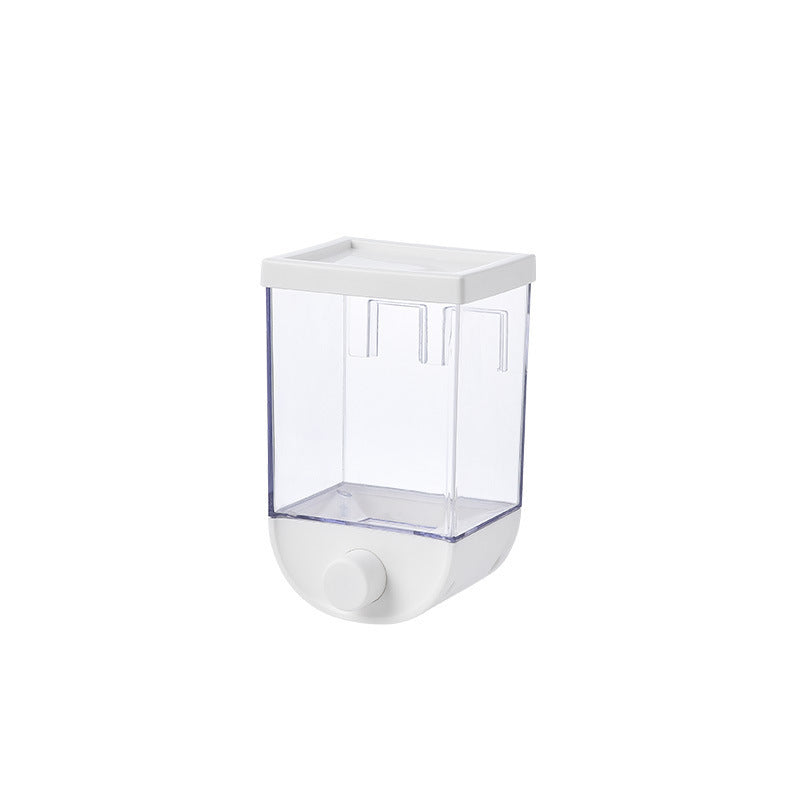 Kitchen Food Storage Easy Press Container Cereal Dispenser Wall Mounted Food Storage Box - JUCE