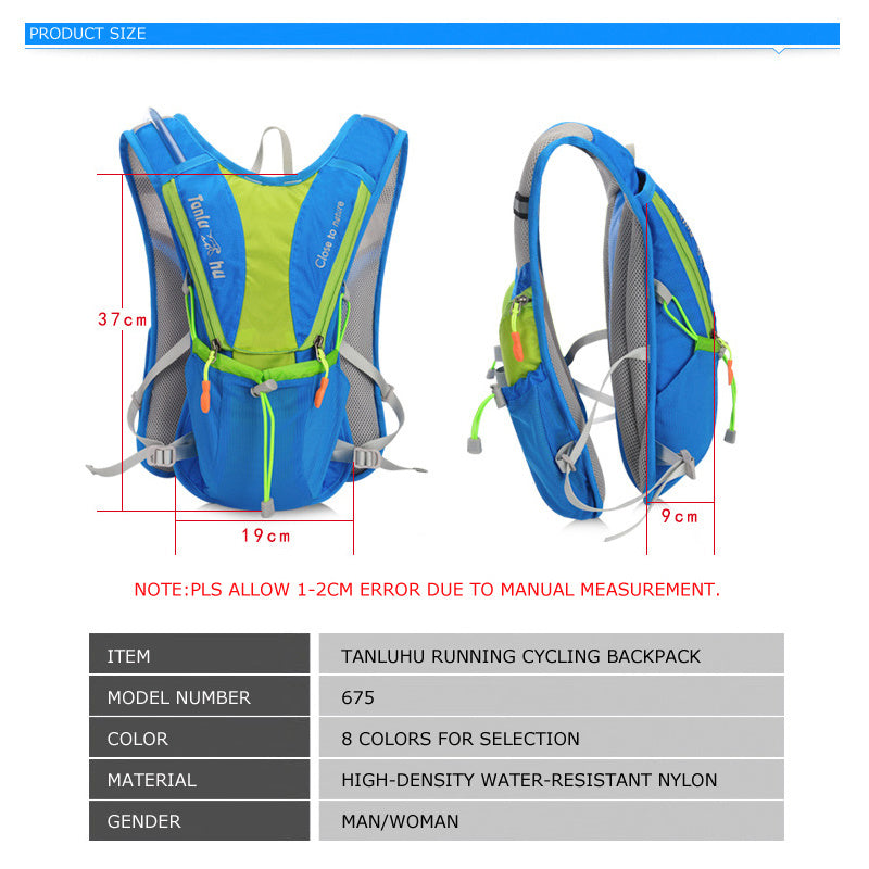 Backpack Marathon Cycling Bag Hydration Bag - JUCE