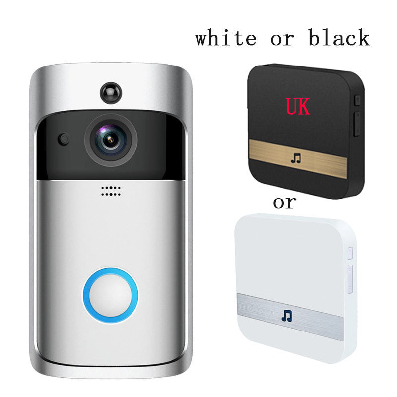 Smart Doorbell Smart Wireless WiFi Security Door Bell|Battery Video Doorbell | DIY Wireless Video Doorbell Camera I Head-To-Toe View, High Resolution Video | Easy to install (5 min) |