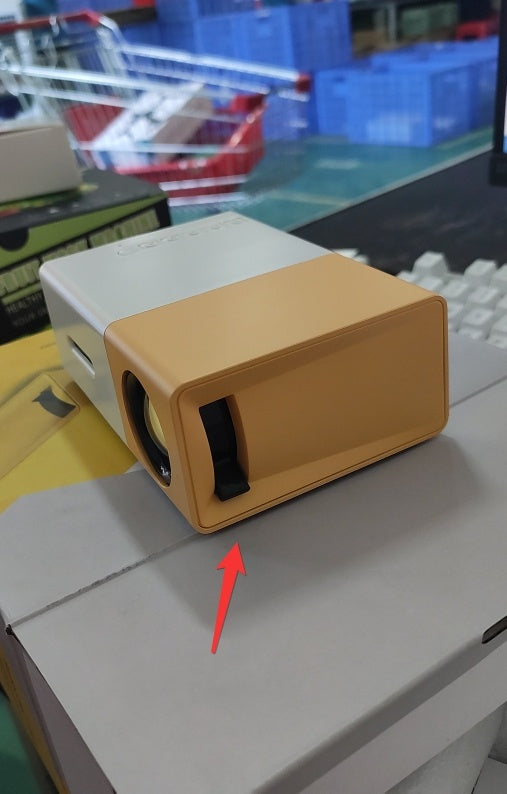 Portable Projector 3D Hd Led Home Theater Cinema HDMI-compatible Usb Audio Projector Yg300 Mini Projector - JUCE