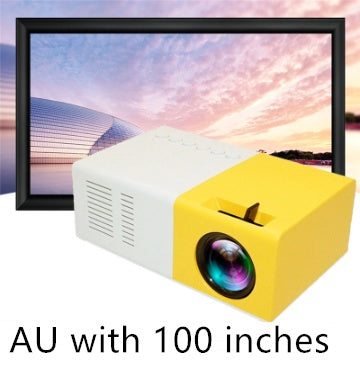 Portable Projector 3D Hd Led Home Theater Cinema HDMI-compatible Usb Audio Projector Yg300 Mini Projector - JUCE