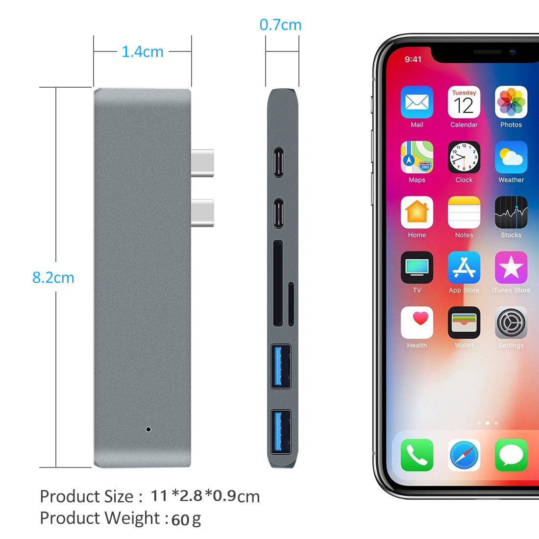 Type-C Docking Station To Expand Usb Adapter - JUCE