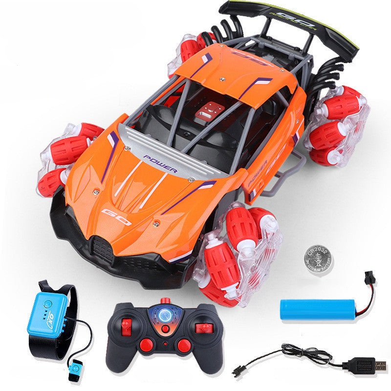 Climbing Speed Rotating Four-Wheel Drive Stunt Drift Gesture Remote Control Car - JUCE