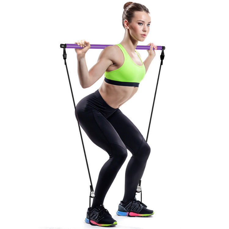 Pilates Bar, Yoga Bar, Fitness Body, Yoga, Slimming, Pilates Bar, Tension Bar, Multifunctional Abdomen And Chest Expander - JUCE