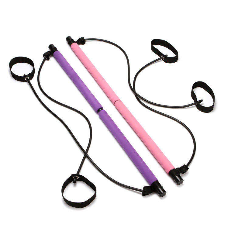 Pilates Bar, Yoga Bar, Fitness Body, Yoga, Slimming, Pilates Bar, Tension Bar, Multifunctional Abdomen And Chest Expander - JUCE