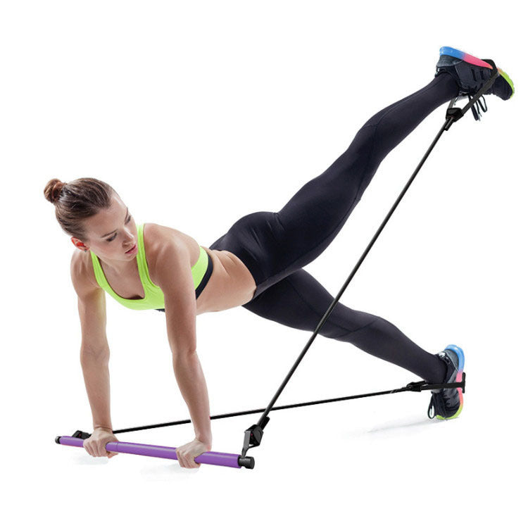 Pilates Bar, Yoga Bar, Fitness Body, Yoga, Slimming, Pilates Bar, Tension Bar, Multifunctional Abdomen And Chest Expander - JUCE