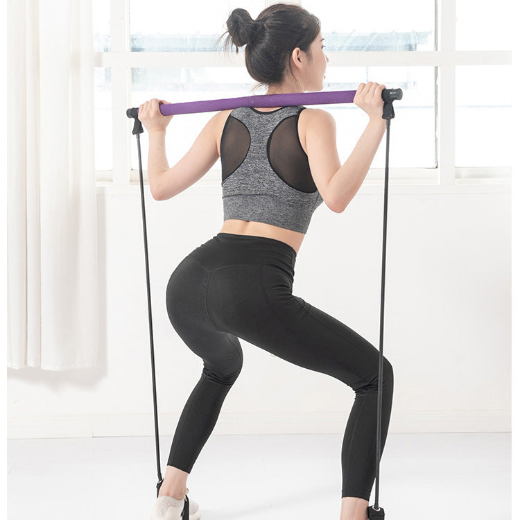 Pilates Bar, Yoga Bar, Fitness Body, Yoga, Slimming, Pilates Bar, Tension Bar, Multifunctional Abdomen And Chest Expander - JUCE
