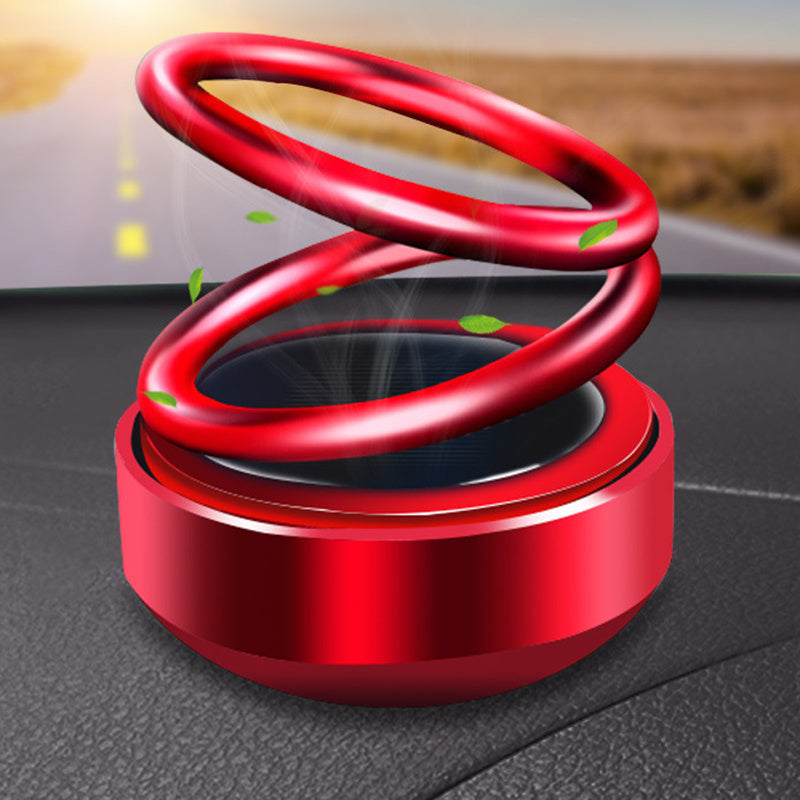 Solar Auto Rotation Car Air Freshener Perfume Seat - JUCE