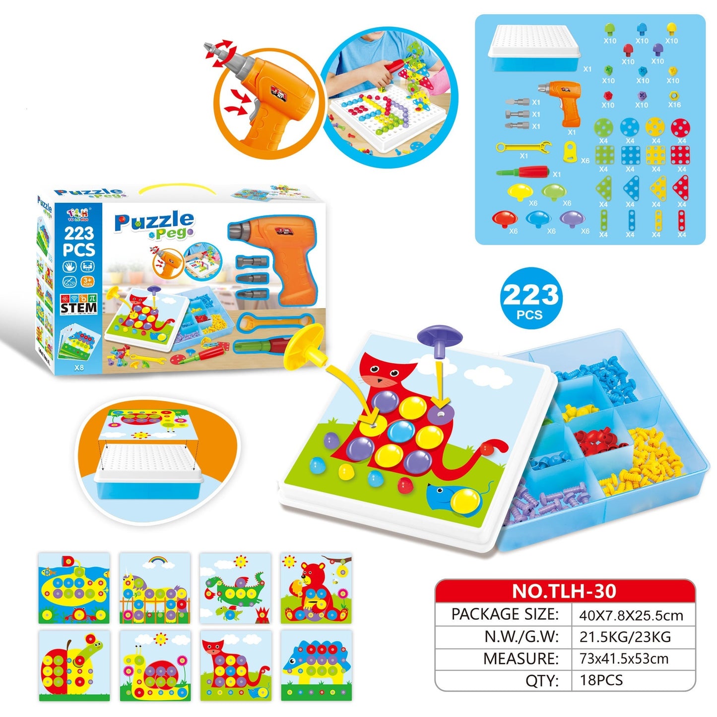 Creative Building Kits Educational Blocks Sets - JUCE