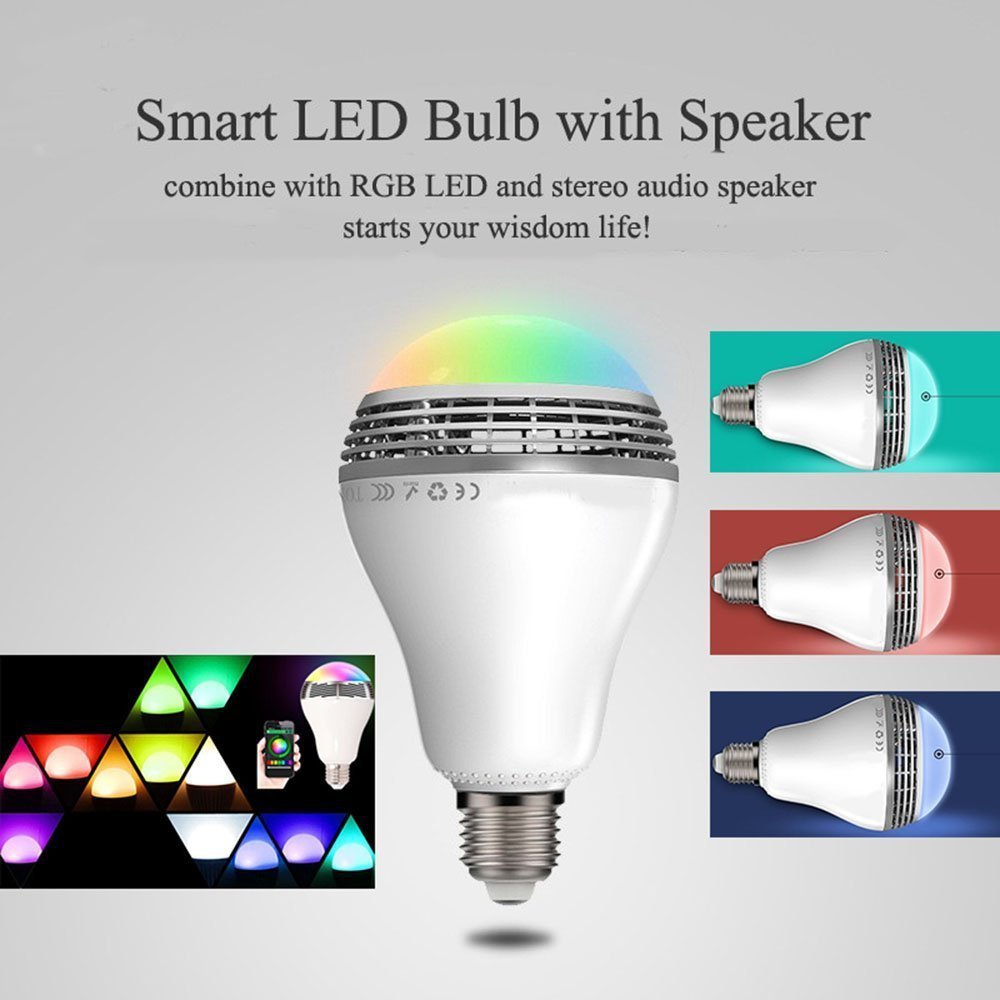 Creative Home LED Smart Bluetooth Speaker E27 Bulb Light - JUCE