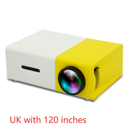 Portable Projector 3D Hd Led Home Theater Cinema HDMI-compatible Usb Audio Projector Yg300 Mini Projector - JUCE