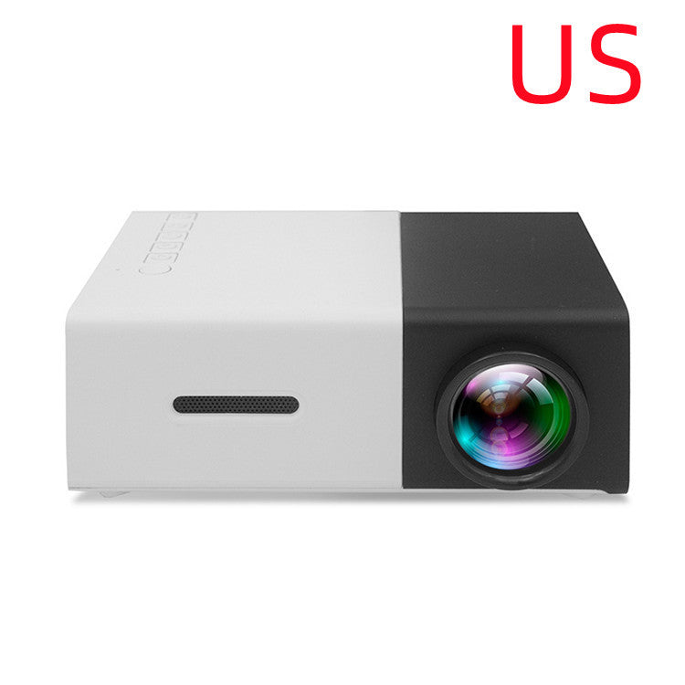 Portable Projector 3D Hd Led Home Theater Cinema HDMI-compatible Usb Audio Projector Yg300 Mini Projector - JUCE