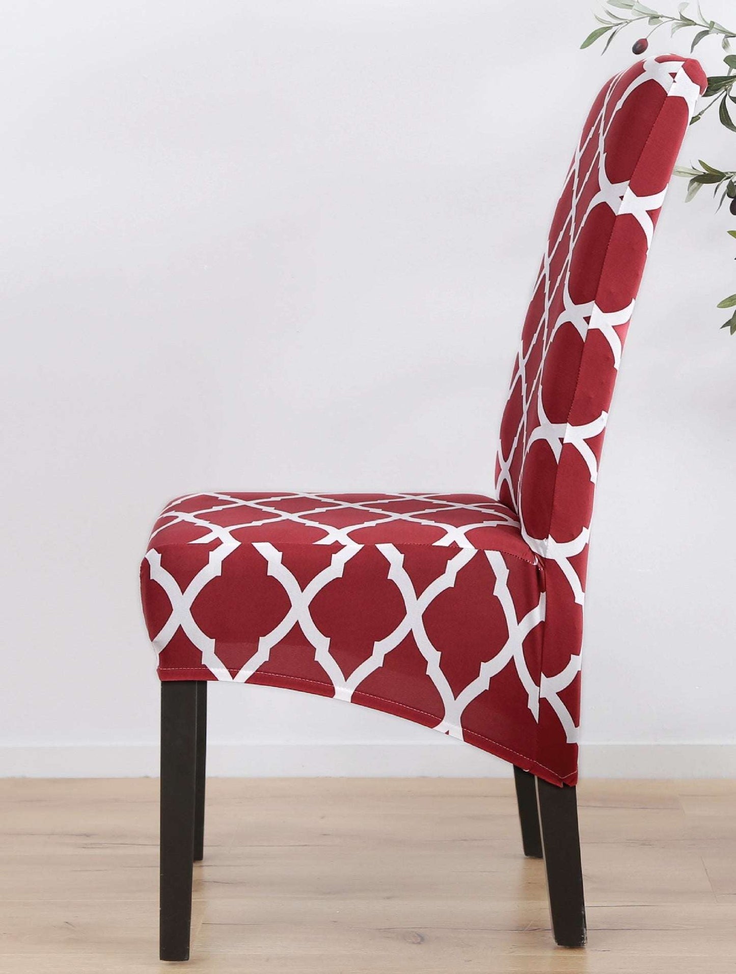 Spandex Chair Covers Printed Stretch Elastic Universal Chair Cover Slipcovers Fitting Chair Protective Covers - JUCE