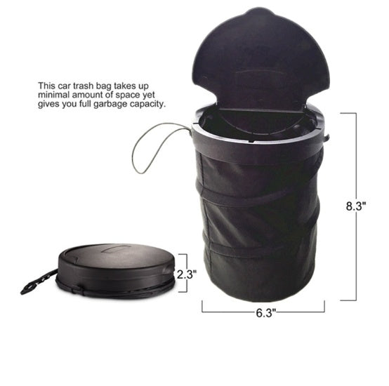 Car Trash Bin Cans Folding Garbage Dust - JUCE