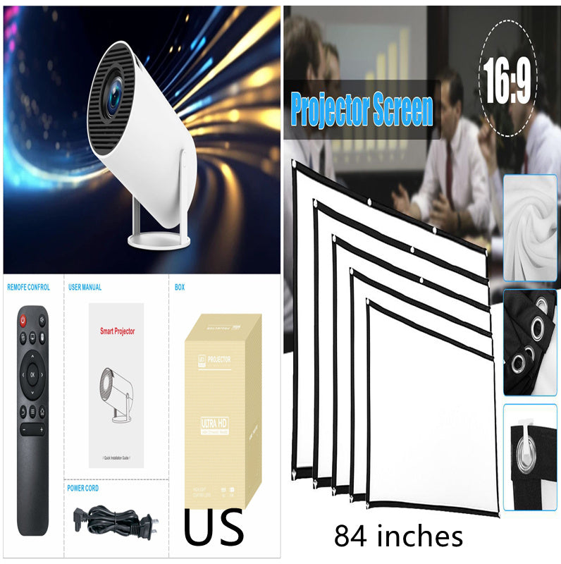 HY300 Pro Projector Home Theater Entertainment Portable Small Projector - JUCE