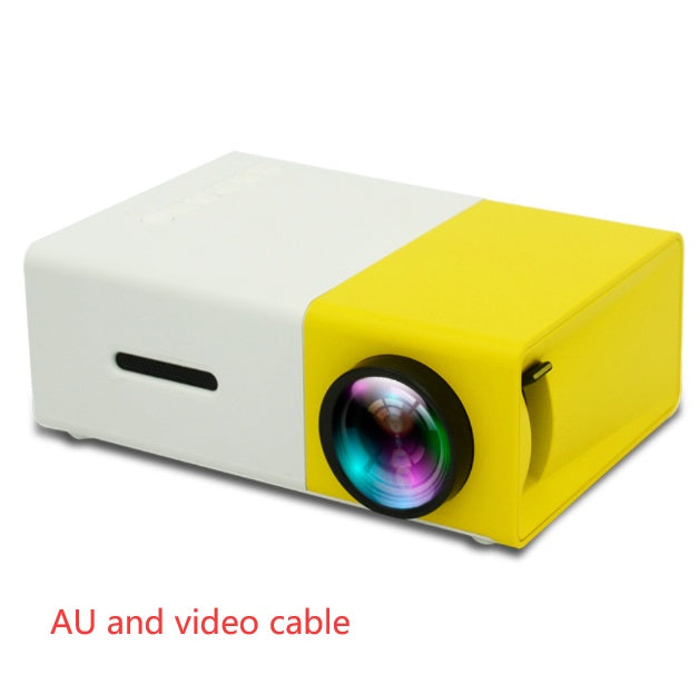 Portable Projector 3D Hd Led Home Theater Cinema HDMI-compatible Usb Audio Projector Yg300 Mini Projector - JUCE