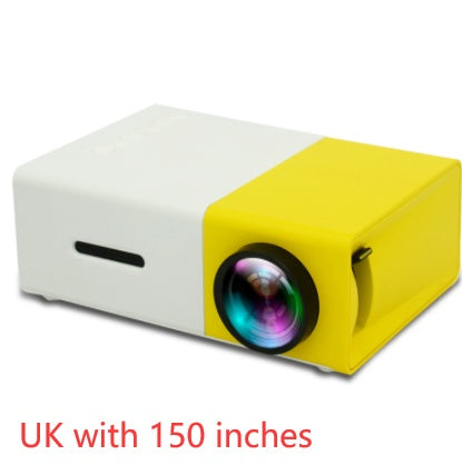 Portable Projector 3D Hd Led Home Theater Cinema HDMI-compatible Usb Audio Projector Yg300 Mini Projector - JUCE