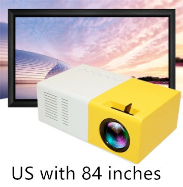 Portable Projector 3D Hd Led Home Theater Cinema HDMI-compatible Usb Audio Projector Yg300 Mini Projector - JUCE