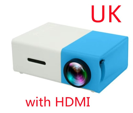 Portable Projector 3D Hd Led Home Theater Cinema HDMI-compatible Usb Audio Projector Yg300 Mini Projector - JUCE