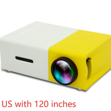 Portable Projector 3D Hd Led Home Theater Cinema HDMI-compatible Usb Audio Projector Yg300 Mini Projector - JUCE