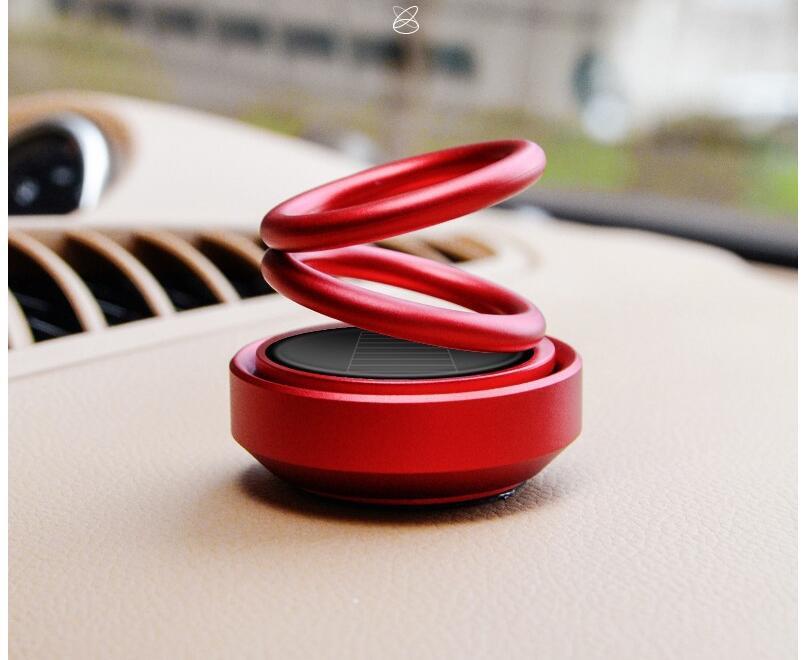 Solar Auto Rotation Car Air Freshener Perfume Seat - JUCE