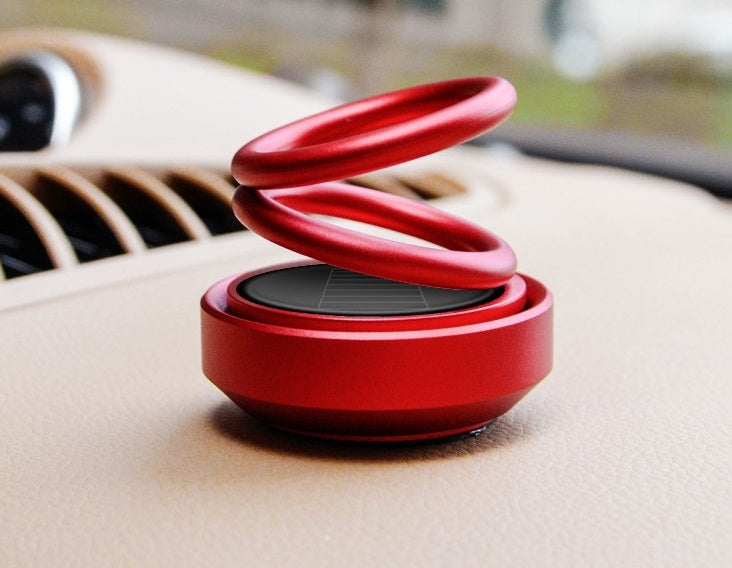 Solar Auto Rotation Car Air Freshener Perfume Seat - JUCE