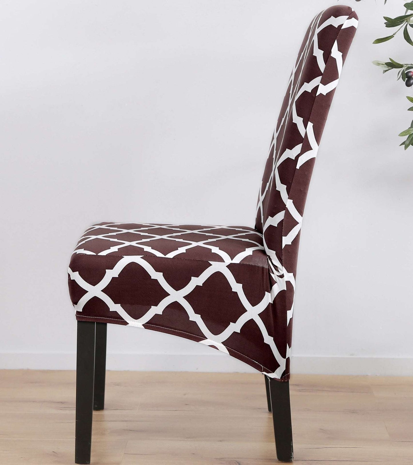 Spandex Chair Covers Printed Stretch Elastic Universal Chair Cover Slipcovers Fitting Chair Protective Covers - JUCE