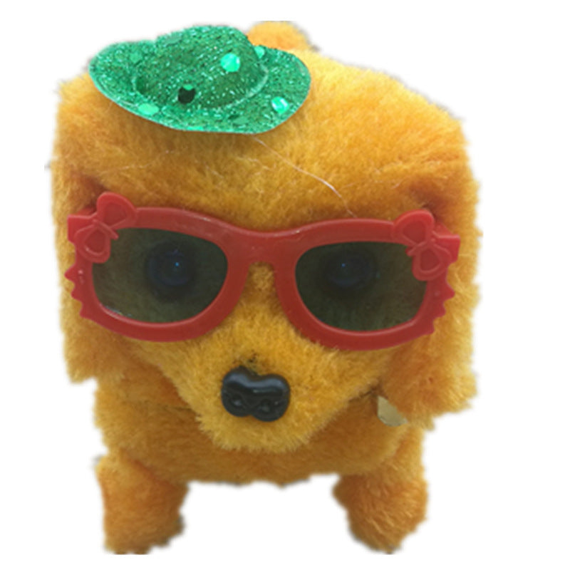 Electronic robot dog simulation teddy walking rope puppy - JUCE