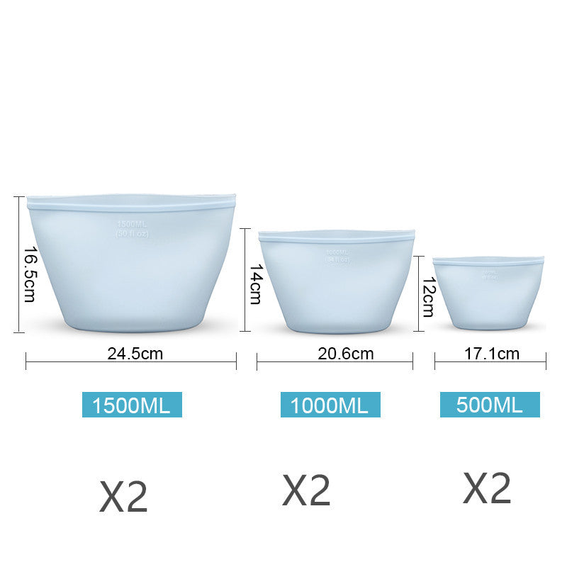 Silicone Food Storage Fresh-keeping Bag - JUCE