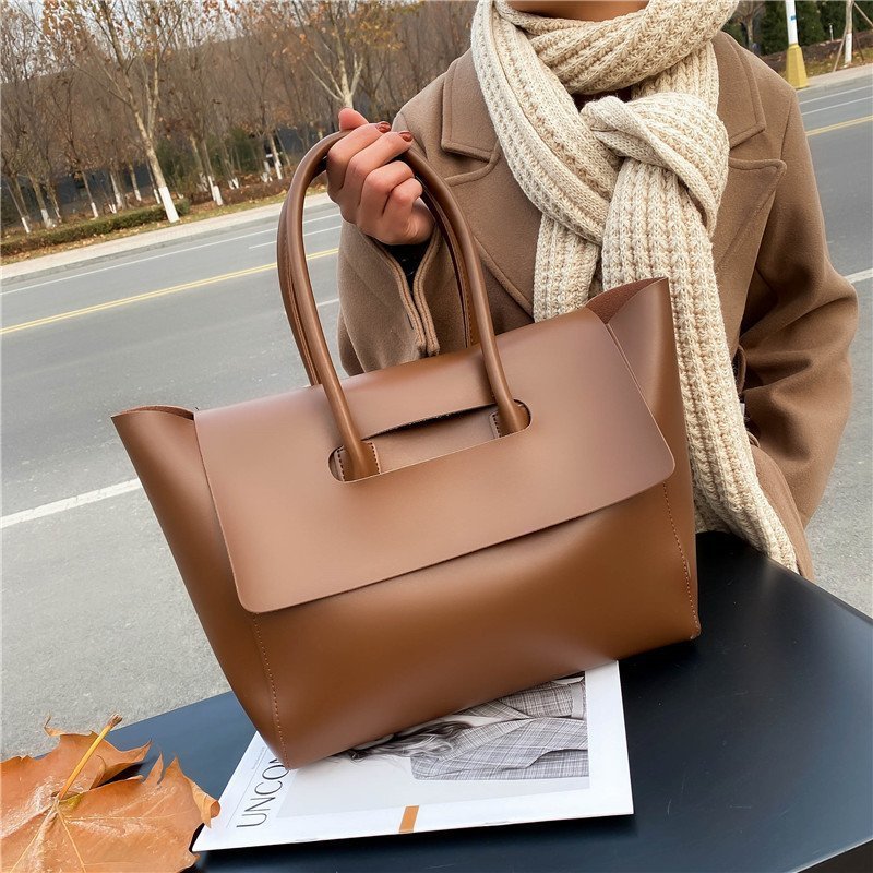 Fashion Women Shoulder Bags Large Capacity Handbags Simple Retro Tote Bags Solid Color Famous Brand High Quality Bags;{BUY THIS BAG AND GET AN 18K GOLD EARRING WORTH £30 FREE FREE FREE}