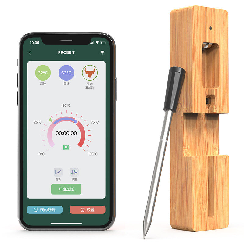 Smart Wireless Bluetooth Barbecue Thermometer Food - JUCE