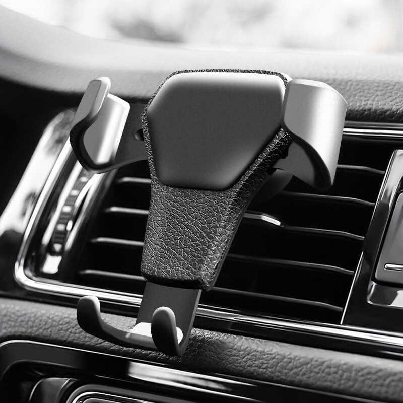 Car Phone Holder For Phone In Car Air Vent Mount Stand No Magnetic Mobile Phone Holder Universal Gravity Smartphone Cell Support - JUCE