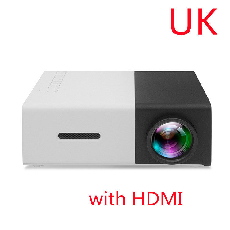 Portable Projector 3D Hd Led Home Theater Cinema HDMI-compatible Usb Audio Projector Yg300 Mini Projector - JUCE
