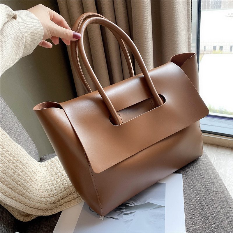 Fashion Women Shoulder Bags Large Capacity Handbags Simple Retro Tote Bags Solid Color Famous Brand High Quality Bags;{BUY THIS BAG AND GET AN 18K GOLD EARRING WORTH £30 FREE FREE FREE}