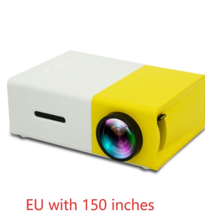 Portable Projector 3D Hd Led Home Theater Cinema HDMI-compatible Usb Audio Projector Yg300 Mini Projector - JUCE