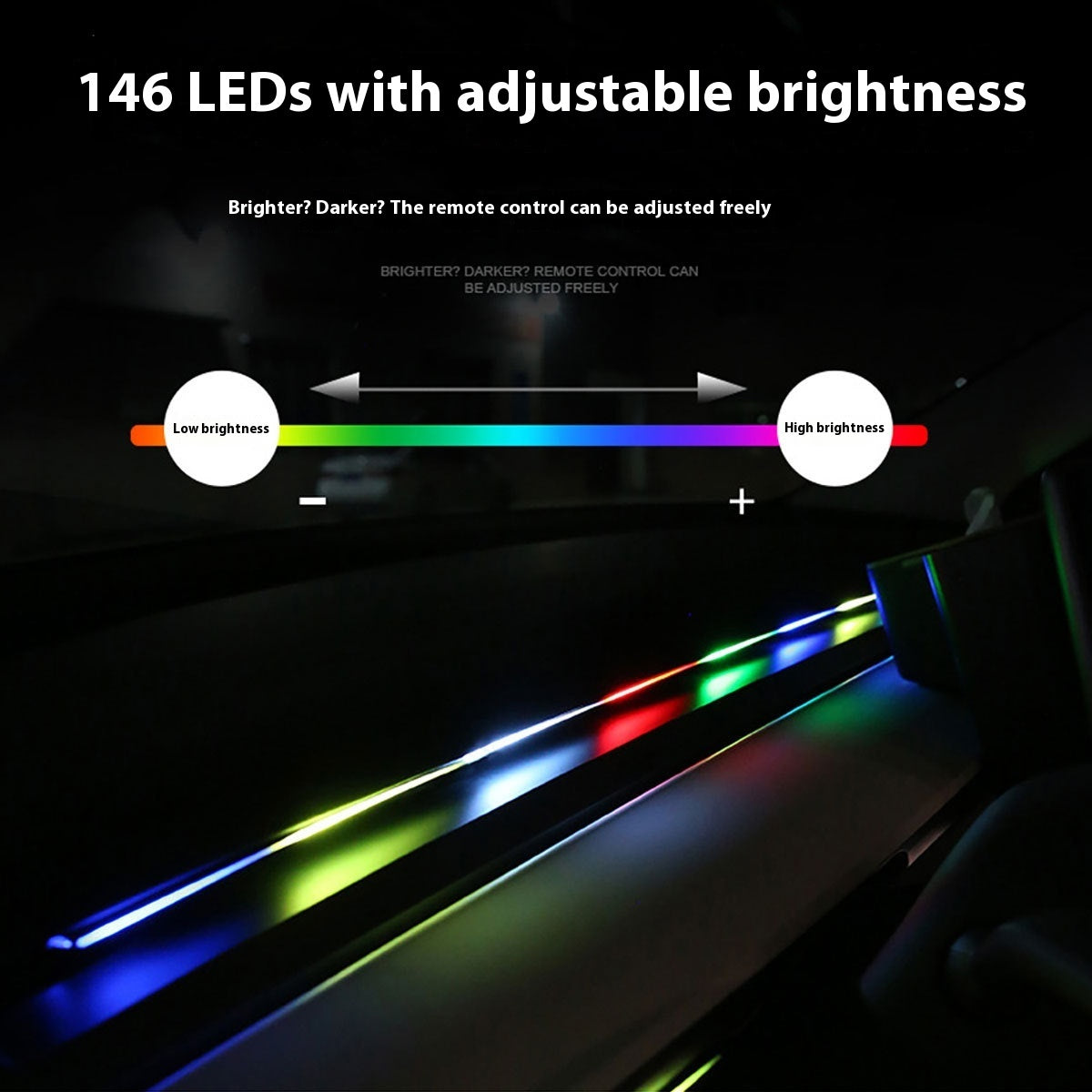 Magic Color Car Interior Central Control Ambience Light Modification - JUCE