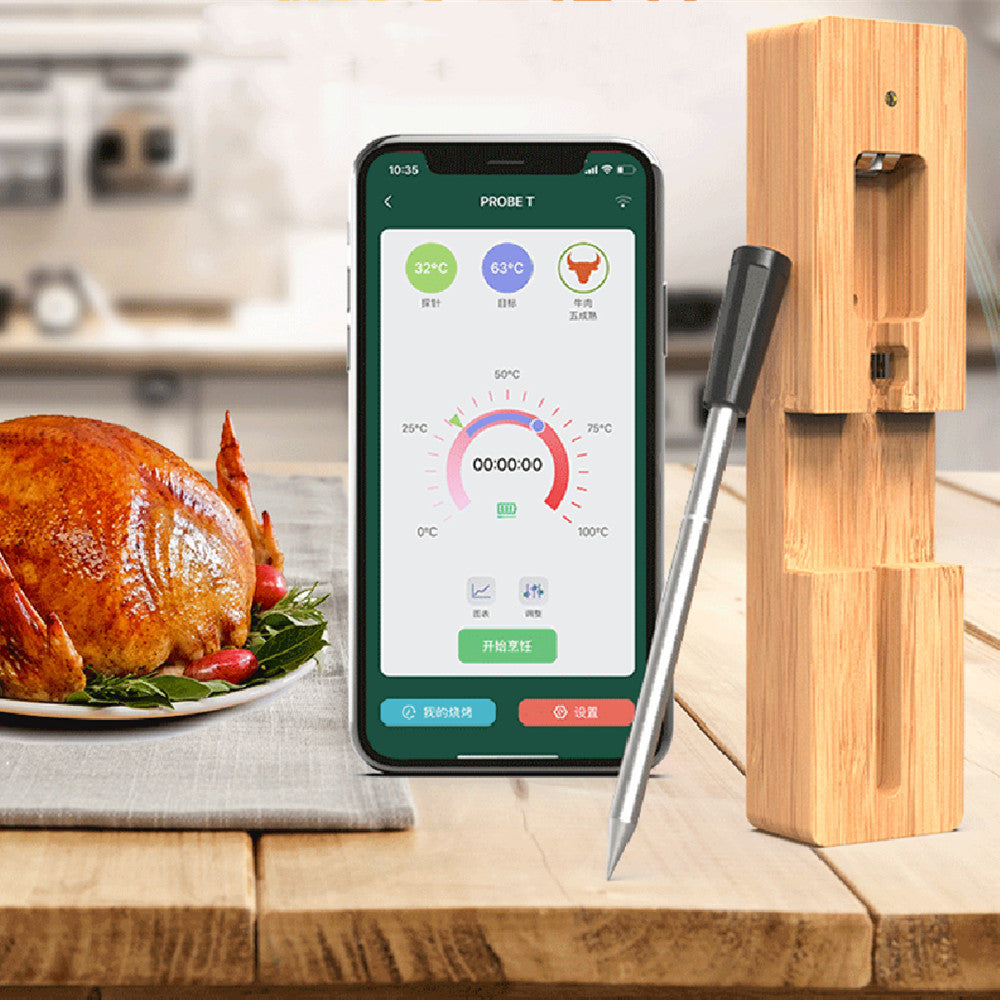 Smart Wireless Bluetooth Barbecue Thermometer Food - JUCE