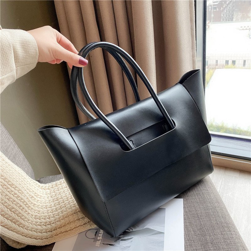 Fashion Women Shoulder Bags Large Capacity Handbags Simple Retro Tote Bags Solid Color Famous Brand High Quality Bags;{BUY THIS BAG AND GET AN 18K GOLD EARRING WORTH £30 FREE FREE FREE}