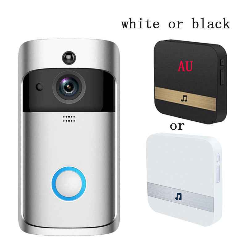 Smart Doorbell Smart Wireless WiFi Security Door Bell|Battery Video Doorbell | DIY Wireless Video Doorbell Camera I Head-To-Toe View, High Resolution Video | Easy to install (5 min) | - JUCE
