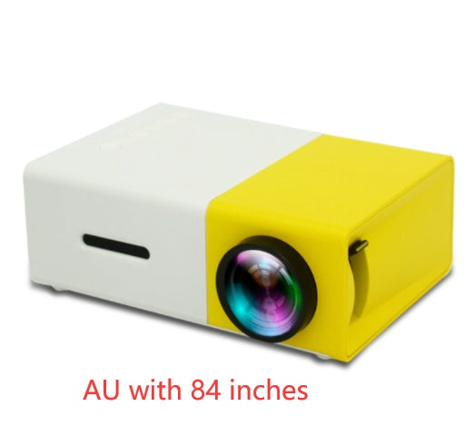 Portable Projector 3D Hd Led Home Theater Cinema HDMI-compatible Usb Audio Projector Yg300 Mini Projector - JUCE