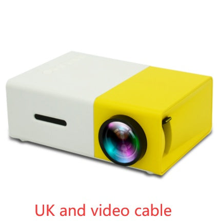 Portable Projector 3D Hd Led Home Theater Cinema HDMI-compatible Usb Audio Projector Yg300 Mini Projector - JUCE