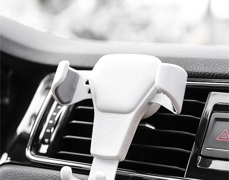 Car Phone Holder For Phone In Car Air Vent Mount Stand No Magnetic Mobile Phone Holder Universal Gravity Smartphone Cell Support - JUCE