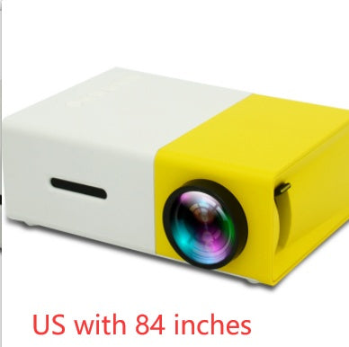 Portable Projector 3D Hd Led Home Theater Cinema HDMI-compatible Usb Audio Projector Yg300 Mini Projector - JUCE