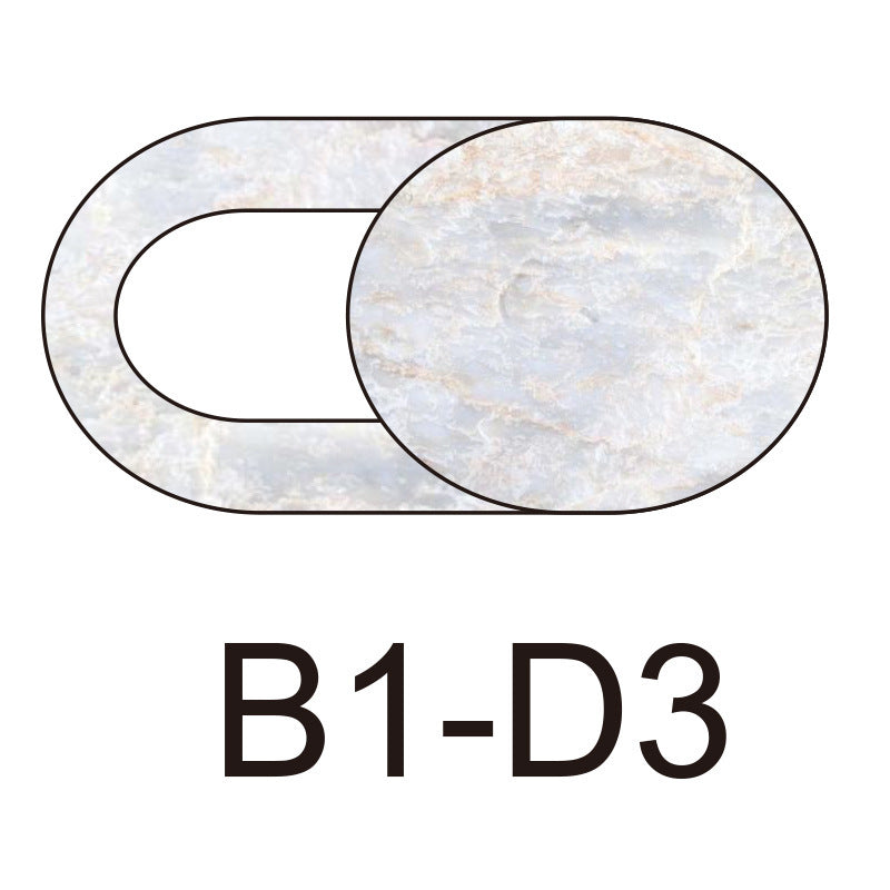 Mobile Phone Tablet Universal Marble Lens Privacy Cover - JUCE