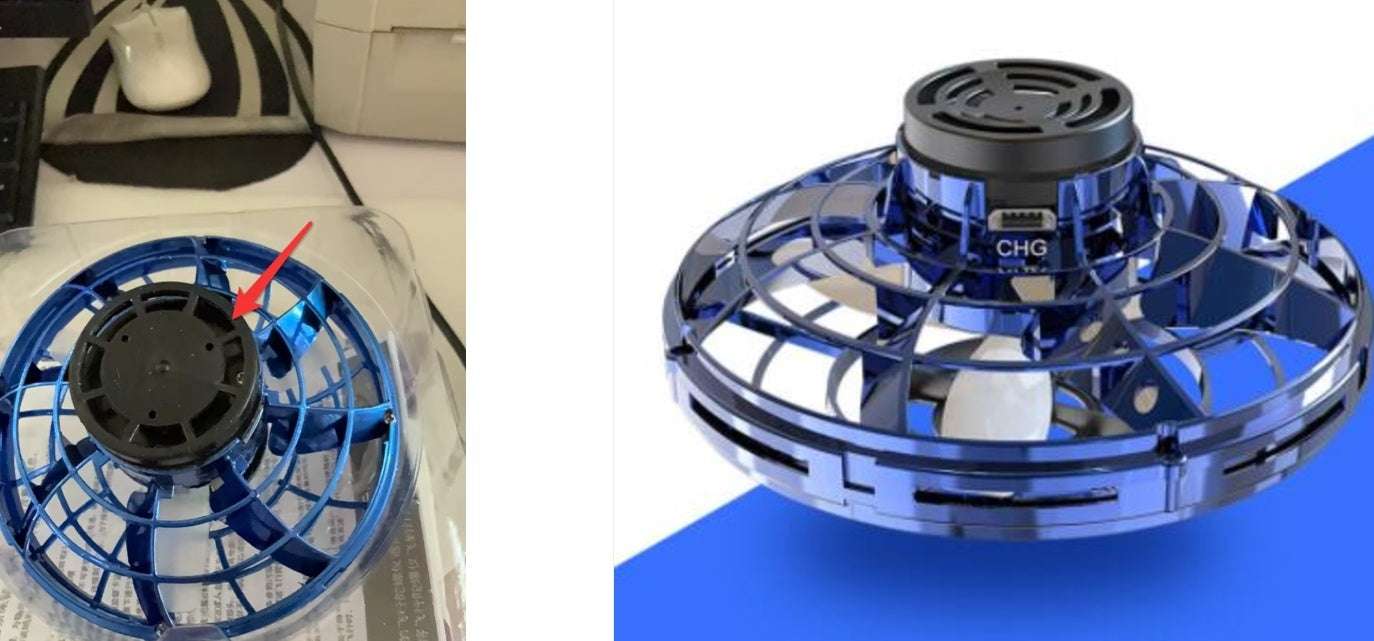 Rotating Flying GyroAircraft Induction Drone Toy - JUCE