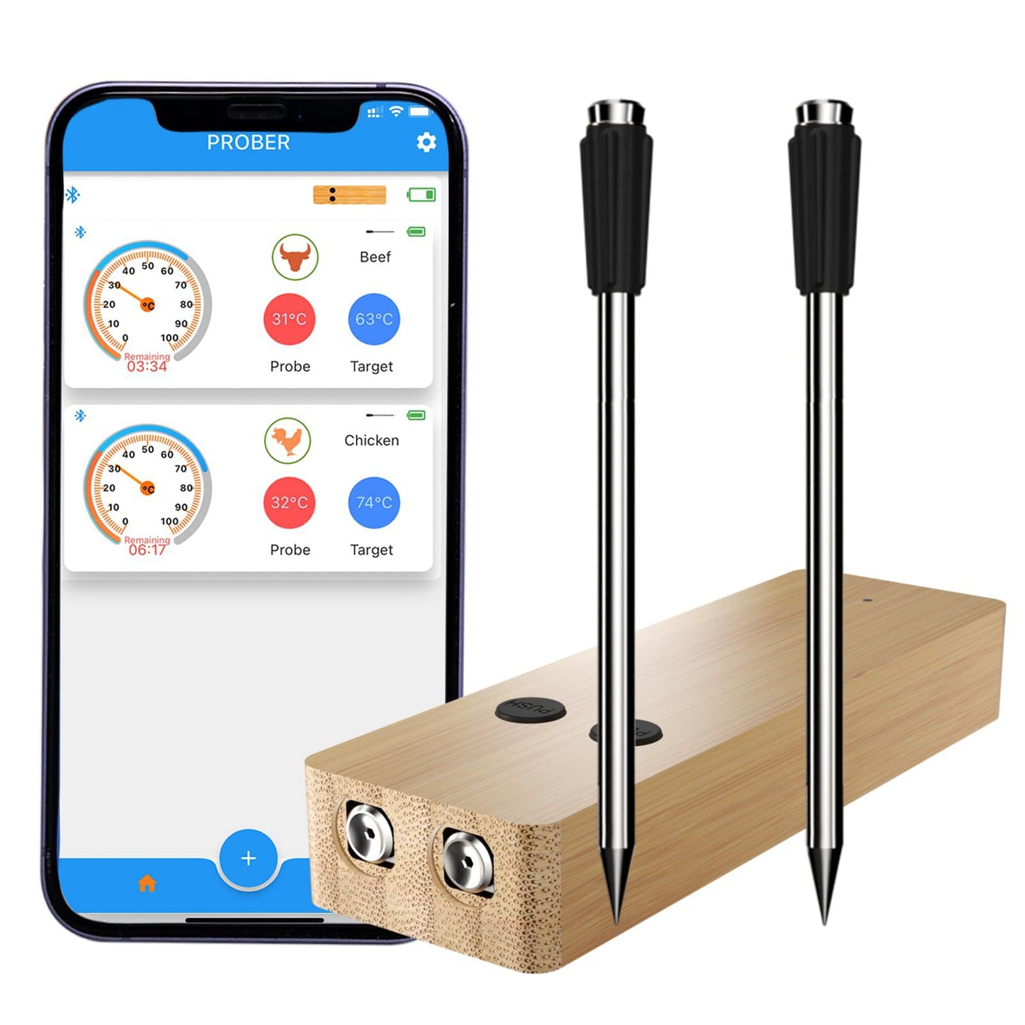 Smart Wireless Bluetooth Barbecue Barbecue Thermometer - JUCE