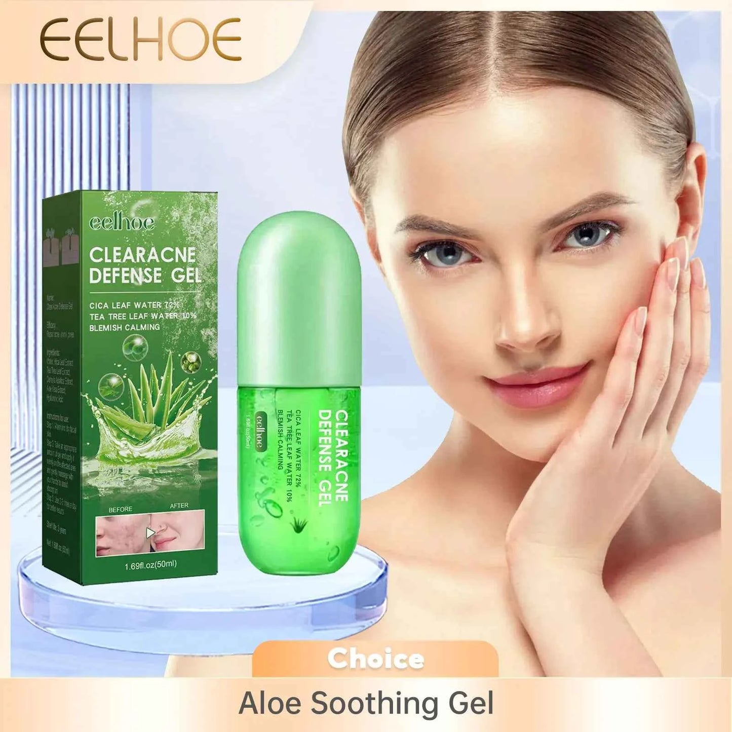 Aloe Soothing Gel for Acne Treatment - JUCE