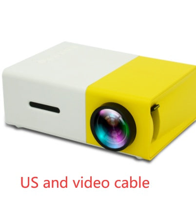 Portable Projector 3D Hd Led Home Theater Cinema HDMI-compatible Usb Audio Projector Yg300 Mini Projector - JUCE